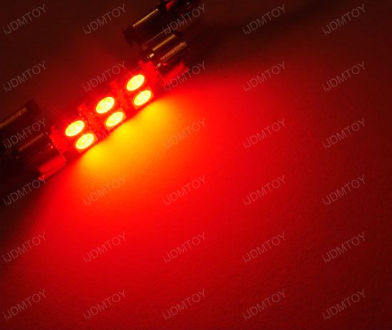 6-SMD 578 D42mm Festoon Map Dome LED Bulbs 