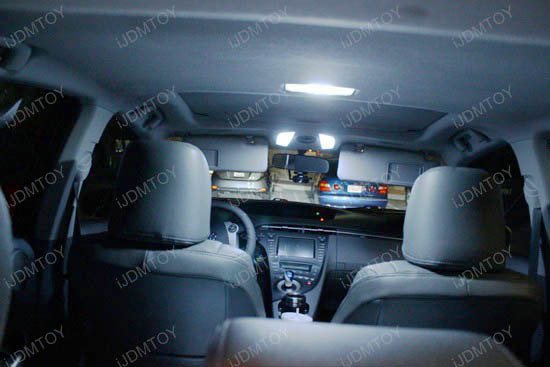 iJDMTOY Xenon White LED Interior Lights