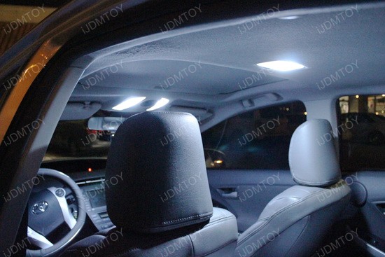 6 Smd Festoon Dome Led Bulbs 12v Car Interior Lights Ijdmtoy Xenon White Led Interior Lights