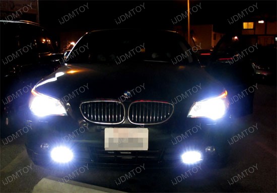 4-LED Xenon White Daytime Running Lights DRL
