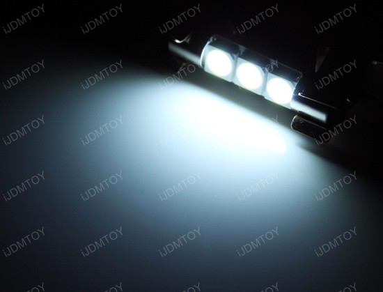D29mm F30-WHP 6614F Vanity Mirror 3-SMD LED Bulbs
