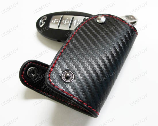 Fiber Leather Smart Remote Start Key Fob Holder Infiniti Nissan Ebay