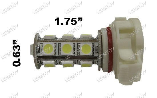 5202 H16 18-SMD LED Fog Lights DRL