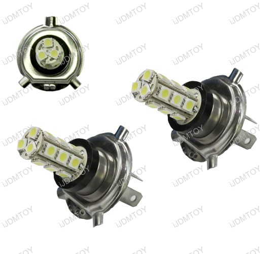 H4 HB2 18-SMD LED Fog Lights DRL