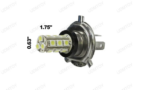 H4 HB2 18-SMD LED Fog Lights DRL