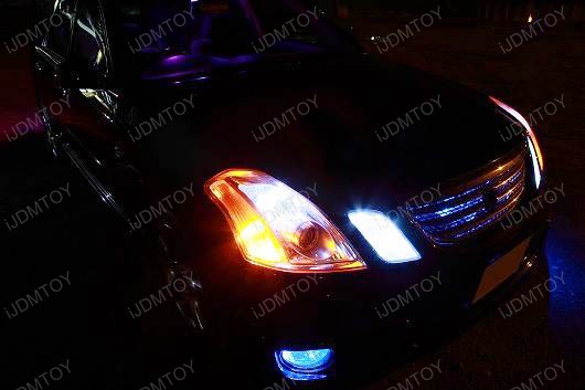 New!! 9-SMD 5050 360-degree shine H1 Hyper-Flux LED Bulbs For Fog Lights, High Beam or Driving Lamps