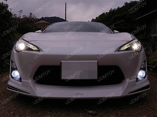5202 H16 LED Bulbs For Scion FR-S and Subaru BRZ