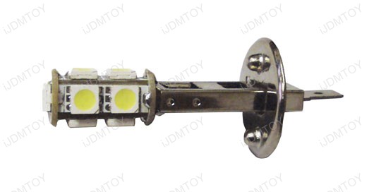 New!! 9-SMD 5050 360-degree shine H1 Hyper-Flux LED Bulbs For Fog Lights, High Beam or Driving Lamps