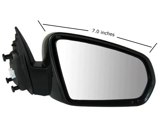 Universal fit side mirror sun shield or rain shield