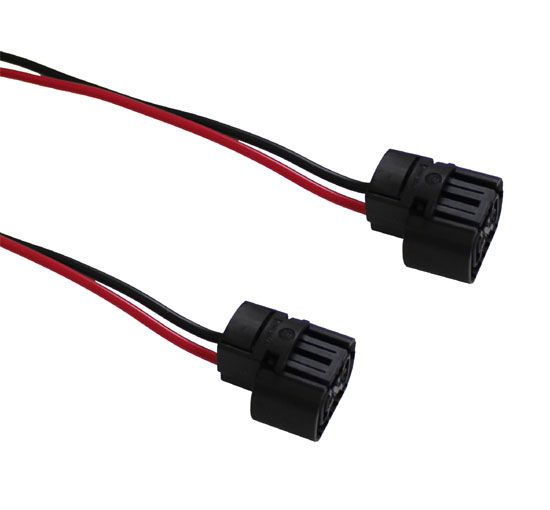 5202 H16 2504 Bulbs Female Connector Wiring Pigtail Harness