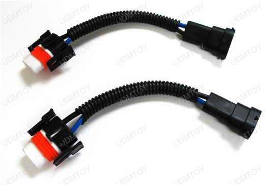 Heavy Duty Ceramic Harness Adapters For Headlight or Fog ... 9006 hb4 wiring harness 
