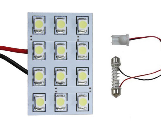 LED Panel Map Dome Interior Lights
