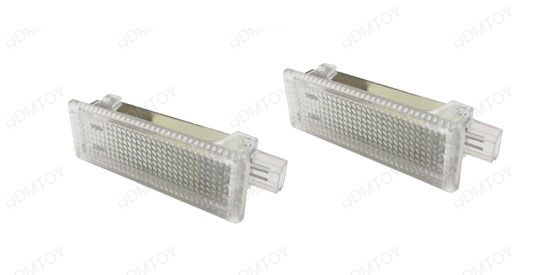 Xenon White High Power OBC Error Free LED Step Courtesy Light Modules w/ Canbus Controller for BMW 1, 3, 5, 6, 7, Z4, X5, X6 Series