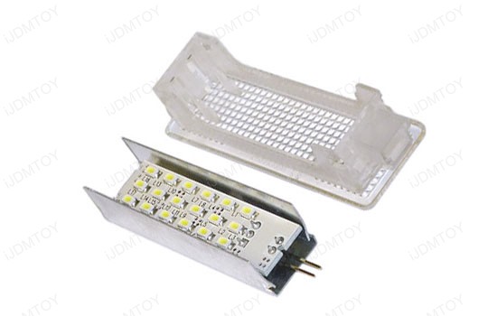 Xenon White High Power OBC Error Free LED Step Courtesy Light Modules w/ Canbus Controller for BMW 1, 3, 5, 6, 7, Z4, X5, X6 Series