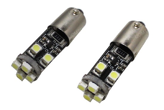 Error Free SMD BA9s 64132 H6W LED Bulbs