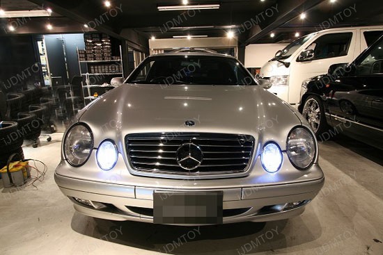 Error Free SMD BA9s 64132 H6W LED Bulbs Mercedes Benz
