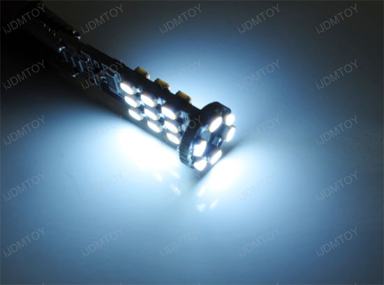 Error Free 24-SMD T10 2825 W5W LED Bulbs