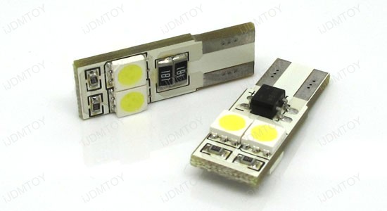 4-SMD Error Free T10 LED bulbs