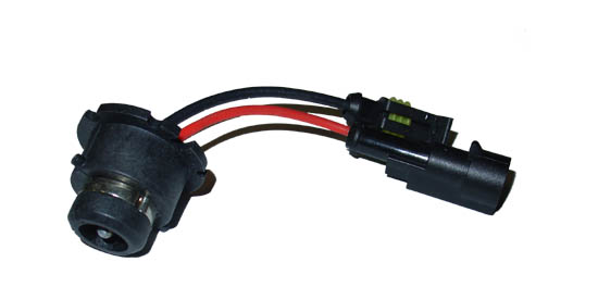 One pair D2S/D2R to AMP conversion adapter for OEM HID ballasts to work with aftermarket HID bulbs