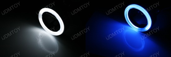 Glass Projector Lamps CCFL Angel Eye Halo Rings H3 HID