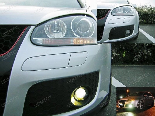 JDM Glass Projector Fog Light Lamps Assembling, H3 HID Kit Ready