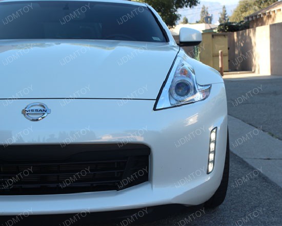 2009-12 Nissan 370z led daytime running lights #8
