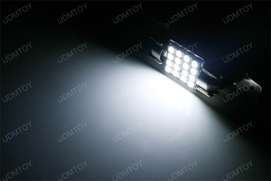 Error Free 16-SMD 6418 LED License Plate Lights