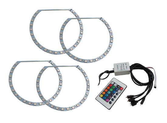 RGB LED BMW Angel Eyes Halo Rings Kit For BMW E36 E46 3 Series E39 5 Series E38 7 Series