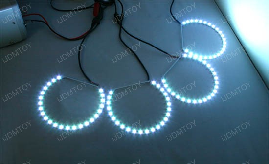 Multi-Color BMW E46 Angel Eyes LED Halo Rings