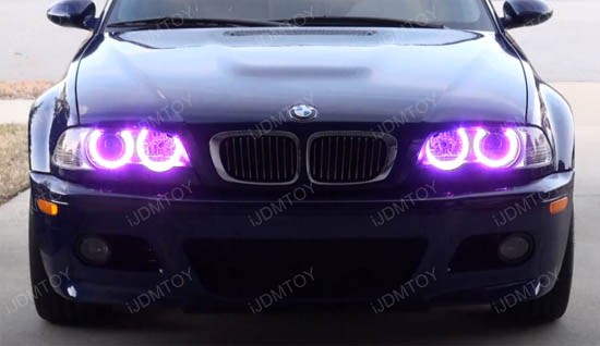 Multi-Color BMW E46 Angel Eyes LED Halo Rings