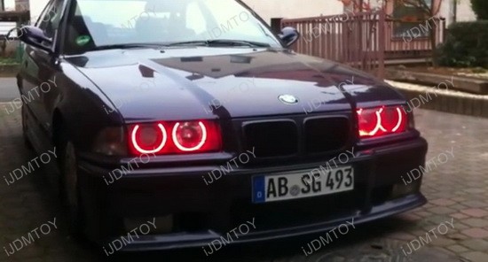 Angel Eyes Per BMW E46 - Anelli Luce CCFL Bianchi Ad Alta Luminosità, Per Modelli Coupe/Cabriolet E Sedan - Foto 9