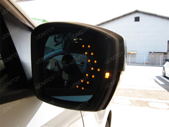 Side Mirror Turrn Signal LED Arrow Lights