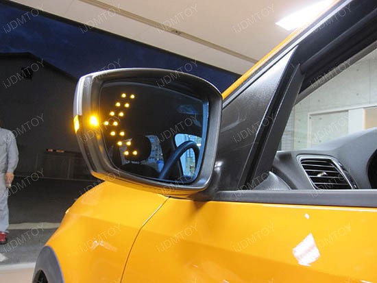 Side Mirror Turrn Signal LED Arrow Lights