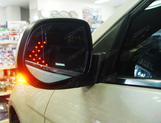 Side Mirror Turrn Signal LED Arrow Lights
