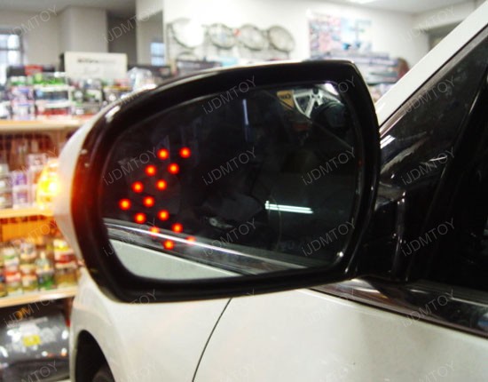 Door Light Signal 4pcs Red Yellow Anti Crash Collision