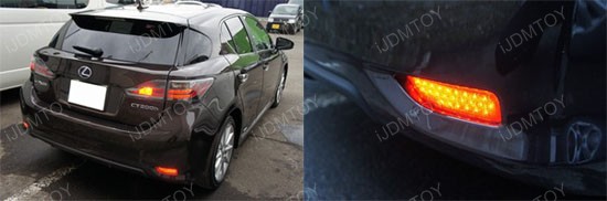 Lexus CT200h Clear Lens LED Reflector Lights