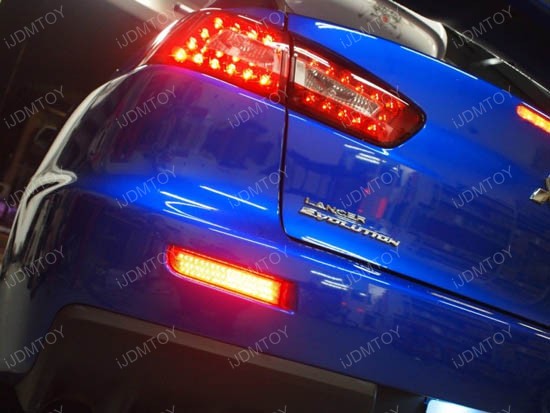 Mitsubishi Lancer or Evolution X LED Bumper Reflectors