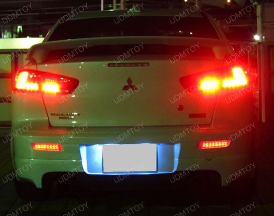Mitsubishi Lancer or Evolution X LED Bumper Reflectors