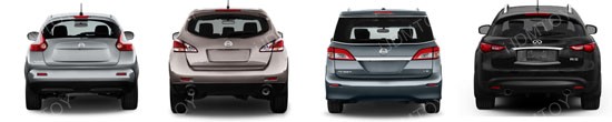 Nissan Infiniti LED Bumper Reflectors