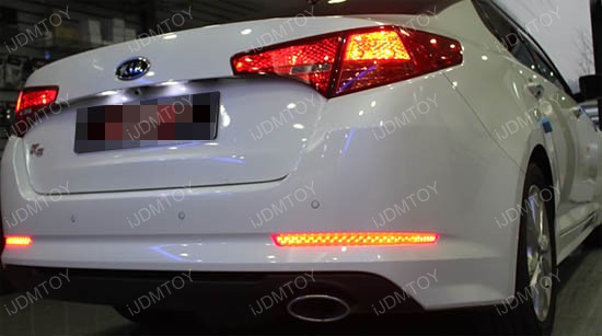 2017 And Up Kia Optima K5 Rear Per 30 Led Reflectors Y Kia Optima K5 Led Per Reflectors