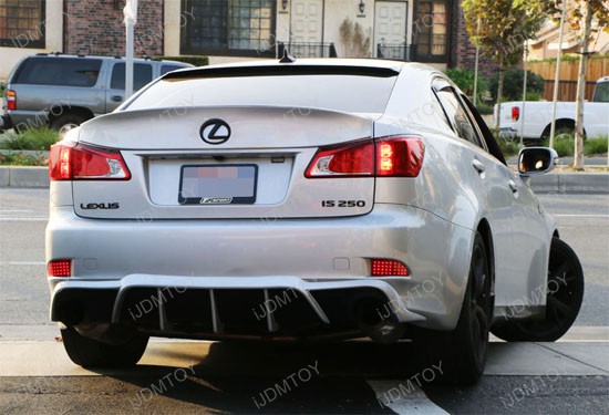 2006-2013 Lexus IS250 IS350 LED Bumper Reflectors For Tail Brake Lights 2006-2013 Lexus IS250 IS350 LED Bumper Reflectors For Tail Brake Lights