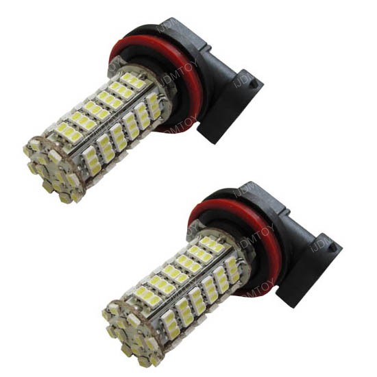 120-SMD H11 LED Fog Light Bulbs 