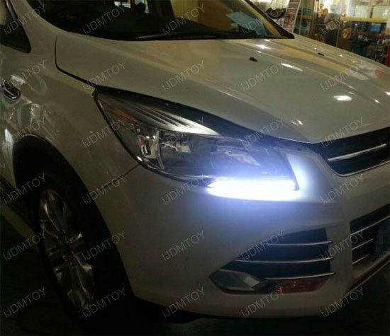 Fit 2013+ Ford Escape 12W High Power LED Daytime Running Lights below