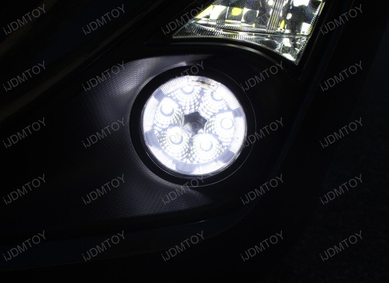 18w High Power Led Fog Lamps For Acura Ford Honda Subaru