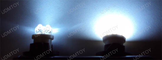 8-SMD 1206 2825 LED Wedge Light Bulbs