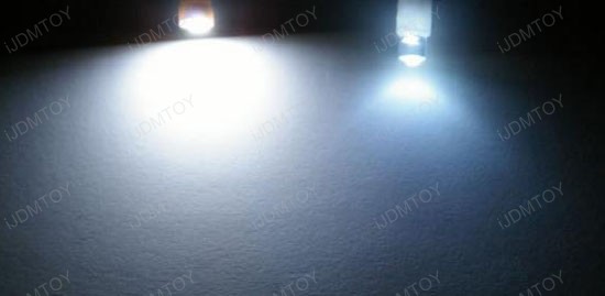 JDM Super Bright & Wide Angle T5 (aka T4) 1210 chip SMD LED Wedge Light Bulbs Instrument Cluster, Dash Lights 37 73 74 79 etc