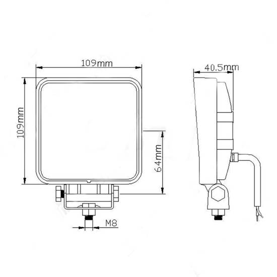 27W High Power LED Work Light