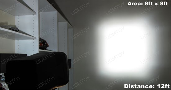 High Power 55W 12V-24V Heavy Duty High-intensity Discharge HID Xenon Work Light For Car/SUV/Truck/ATV (1 piece)