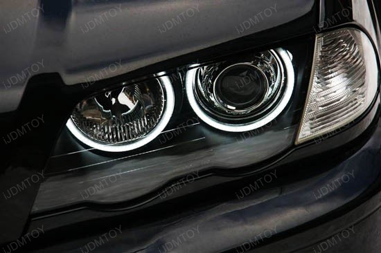 Bmw e46 angel eyes remote feature wiring kit #4