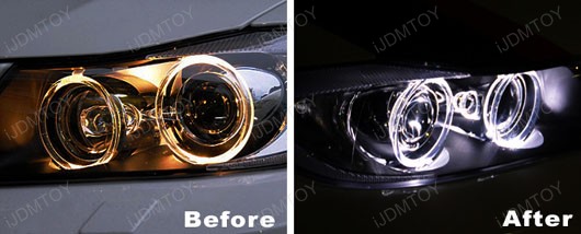 Fit E90 E91 3 Series Bmw High Power Led Angel Eye Eyes
